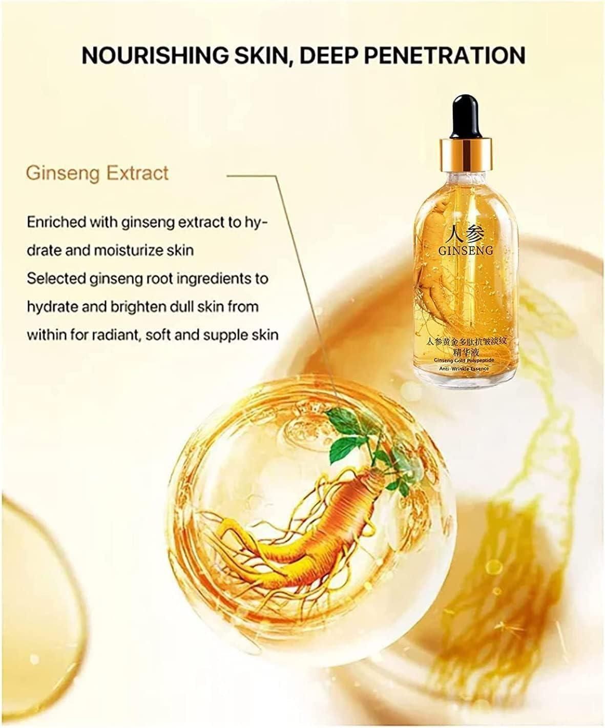 Ginseng Gold Polypeptide Anti-Ageing Serum Pack of 2