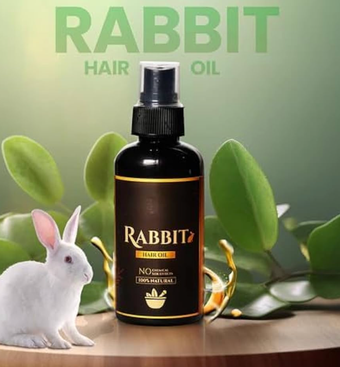 Rabbit Hair Oil (30 ml) Pack of 2